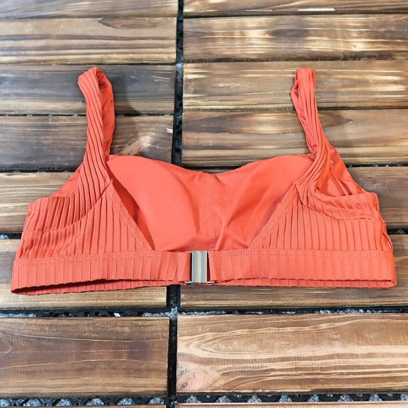 Cikada Australia Burnt Orange Ribbed Bikini Set 6 - Picture 5 of 14